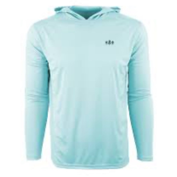 Tripping Men's Green Solar Shield Performance Hoodie - Picture 7 of 7